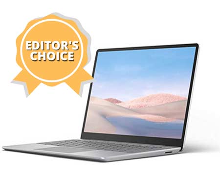 Editor's Choice Best Laptop: Microsoft Surface Laptop Go