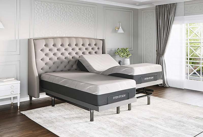 Sven and Son Platinum Series Bed Frame with 10 inch mattress