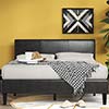 Zinus Jade Faux Leather Upholstered Platform Bed Frame